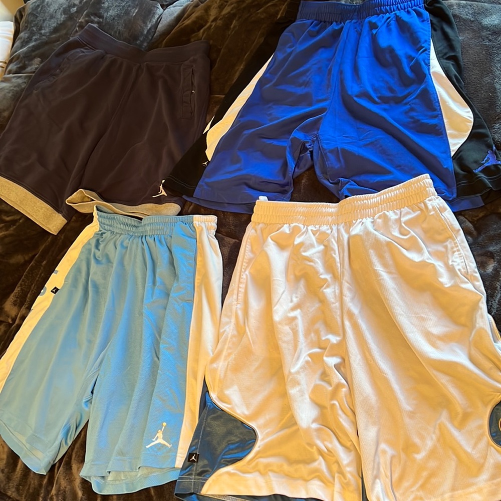 Four pairs of Jordan shorts